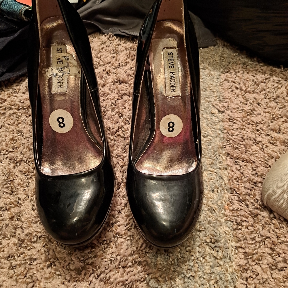 Black heels